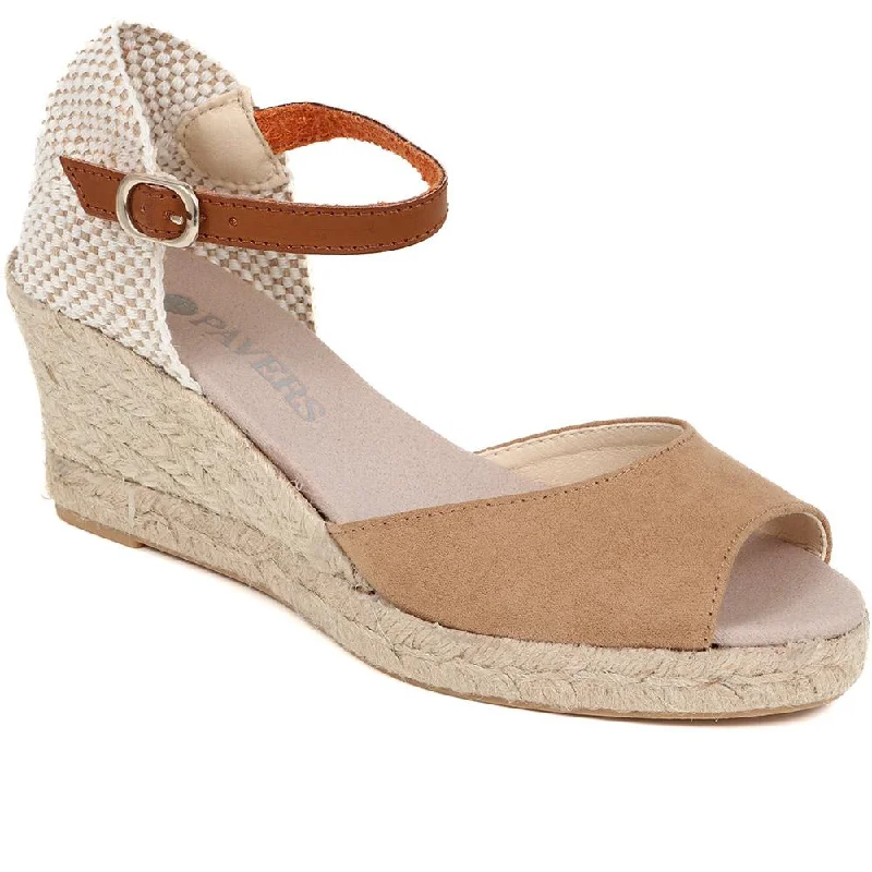 Adjustable Espadrille Sandals  - VUL39001 / 326 113