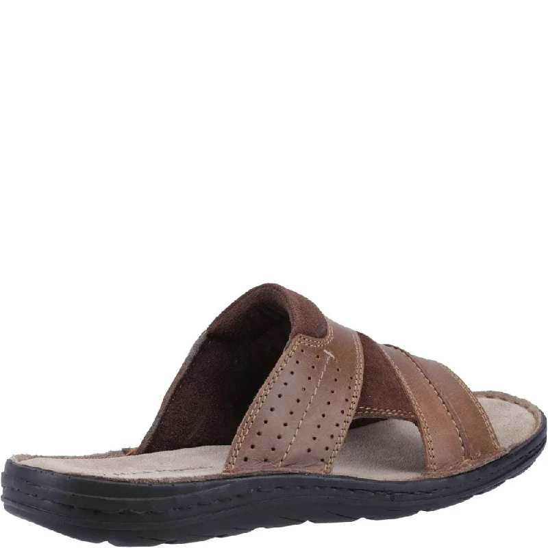 Tan Archer Mule Sandals