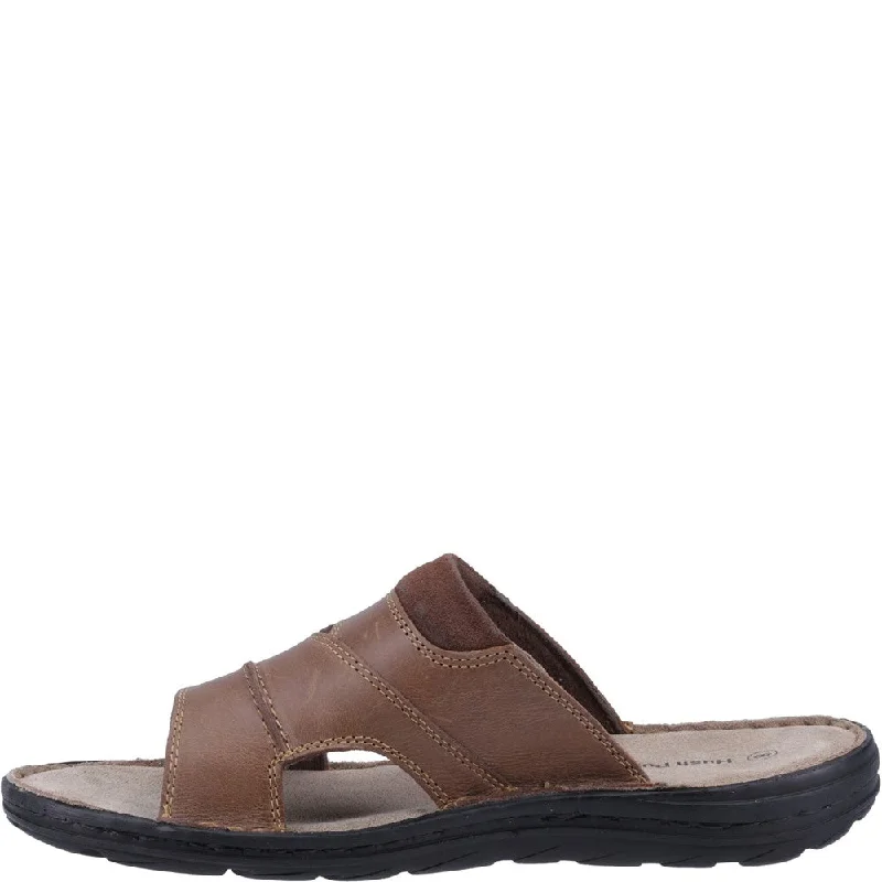 Tan Archer Mule Sandals