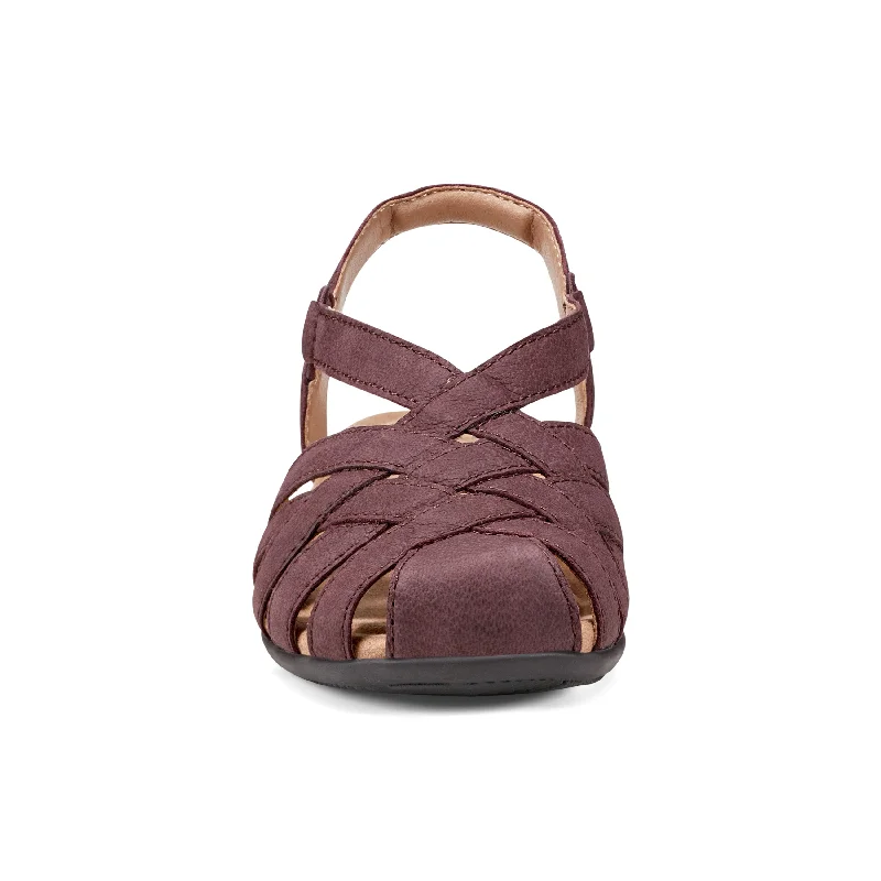 Berri Woven Casual Round Toe Slip-on Sandals