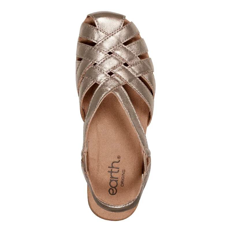 Berri Woven Casual Round Toe Slip-on Sandals