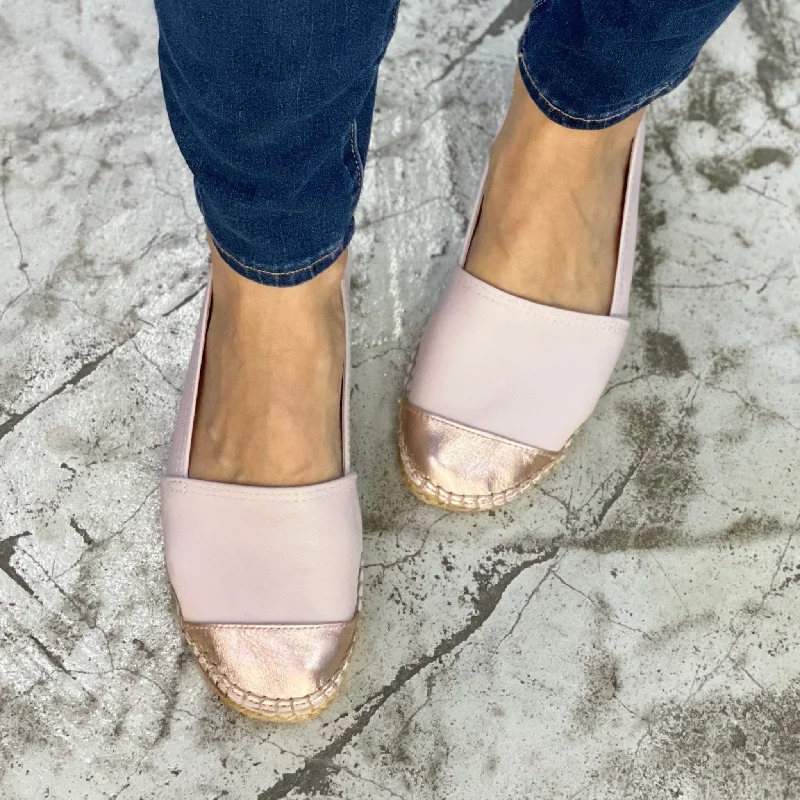 Classic Espadrille in Rose Blush