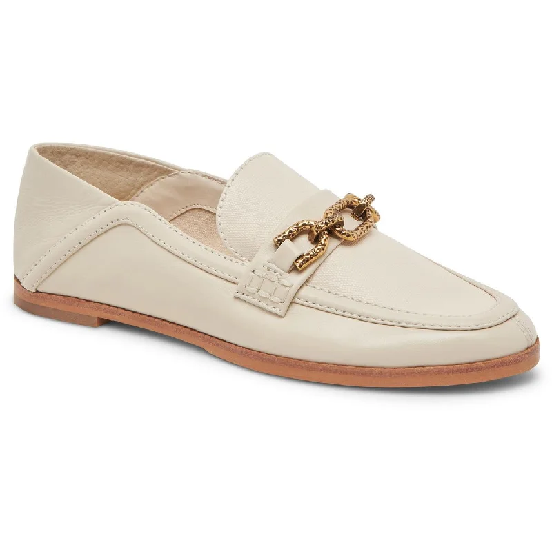 Dolce Vita Womens Reign Leather Slip-On Loafers