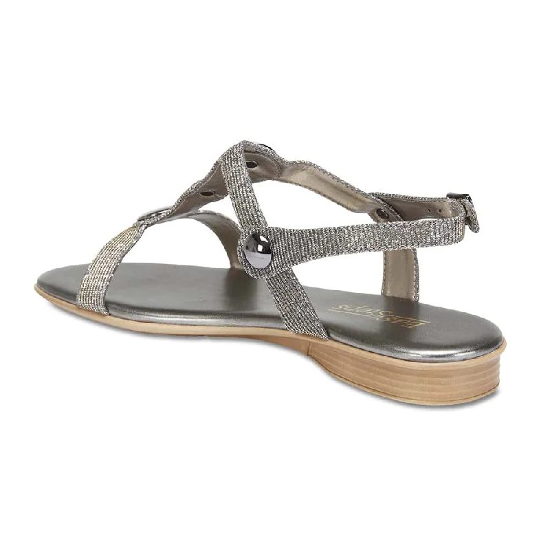 Fiasco Sandal in Pewter Fabric