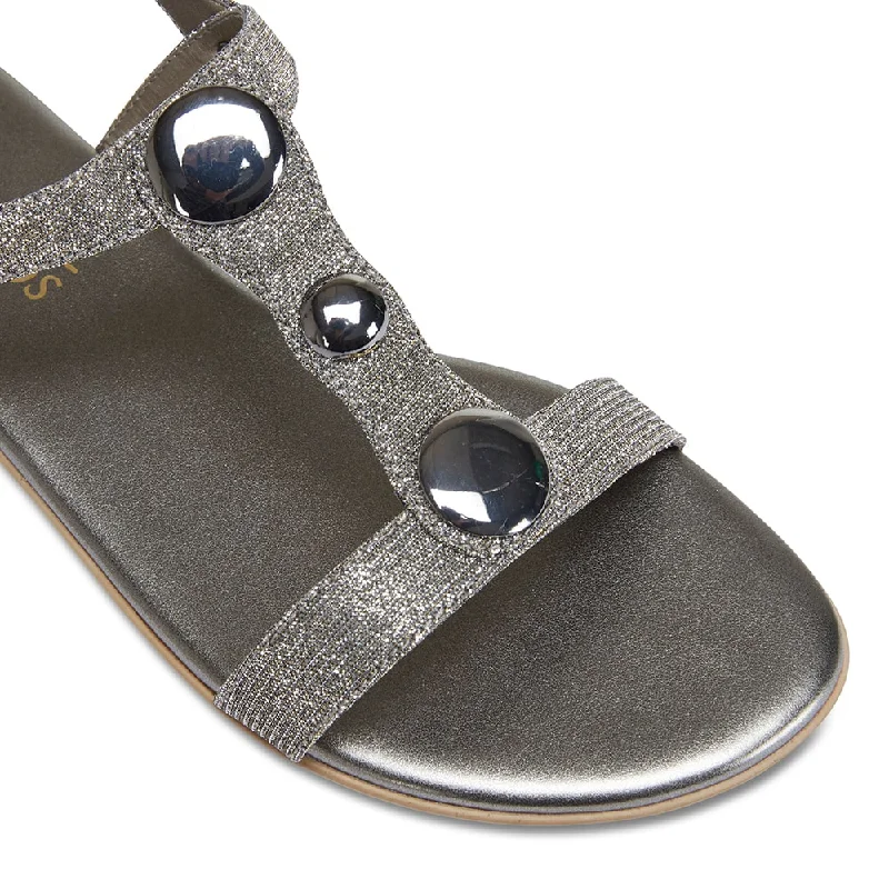 Fiasco Sandal in Pewter Fabric