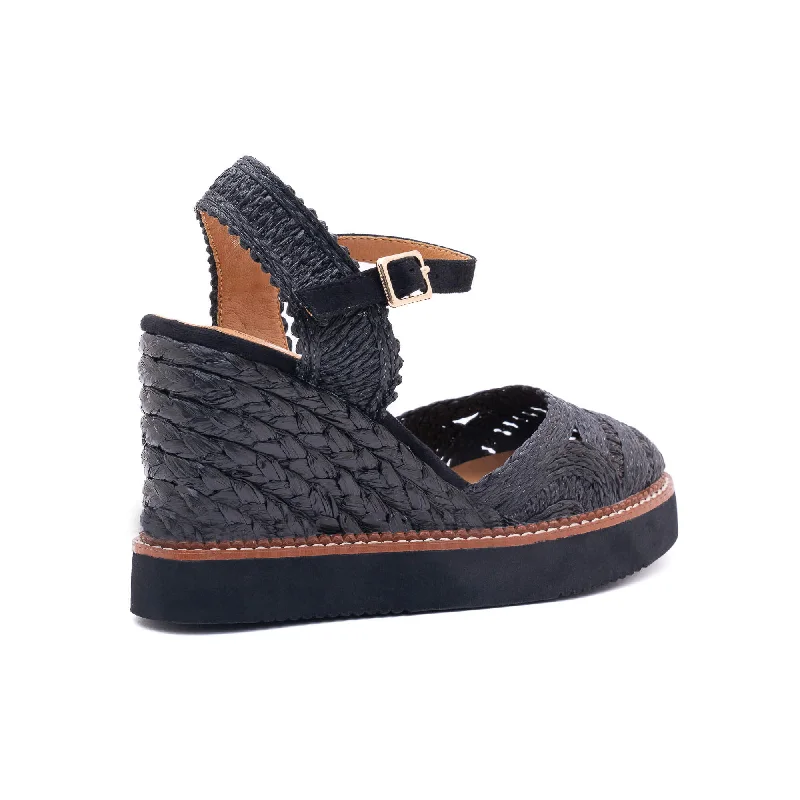 Flavia Black Espadrilles