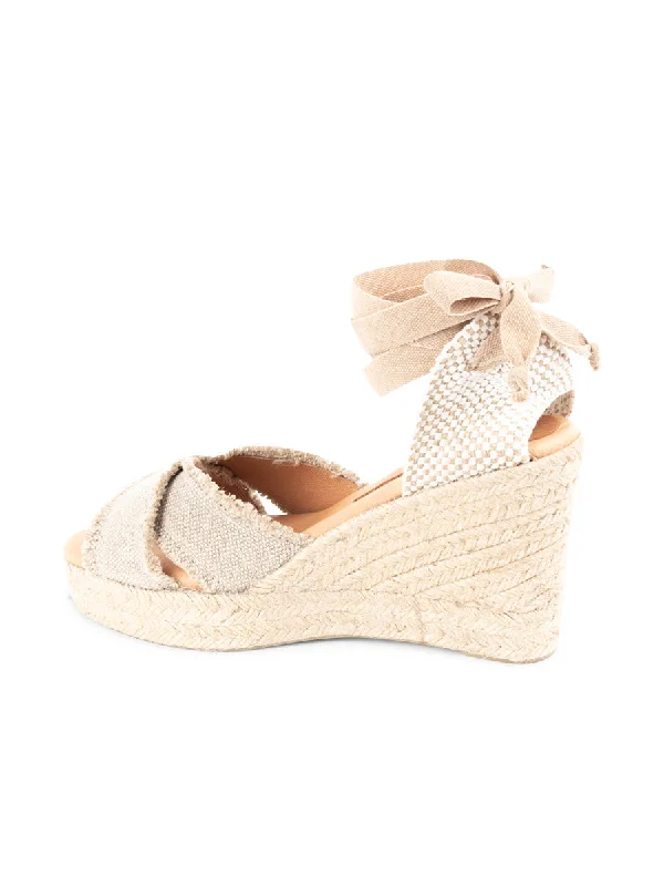 Freya Criss-Cross Ankle Wrap Espadrille