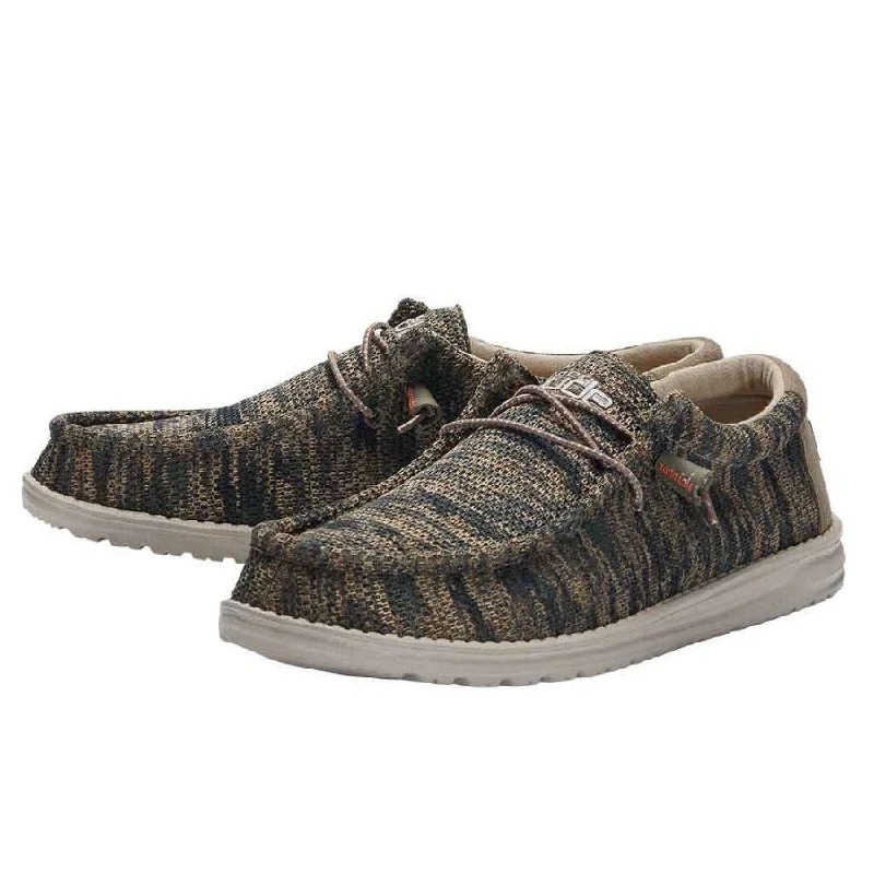 Hey Dude Wally Sox Woodland Camo