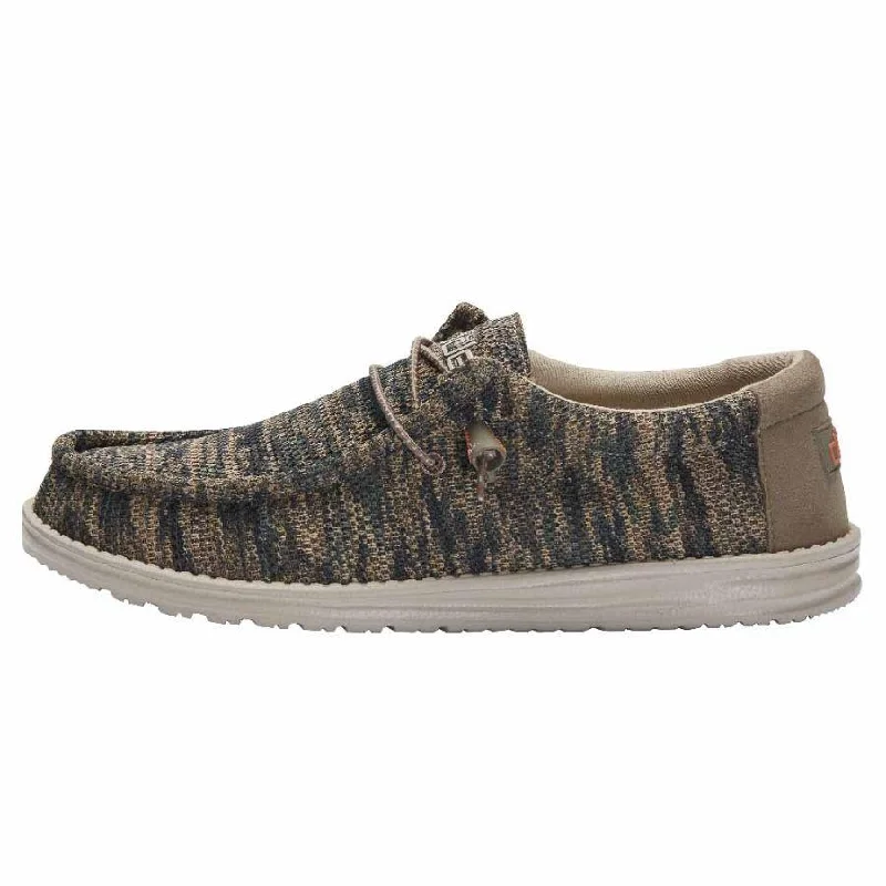 Hey Dude Wally Sox Woodland Camo