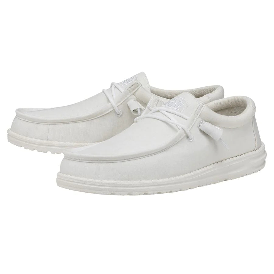 Hey Dude Wendy Slub Canvas White