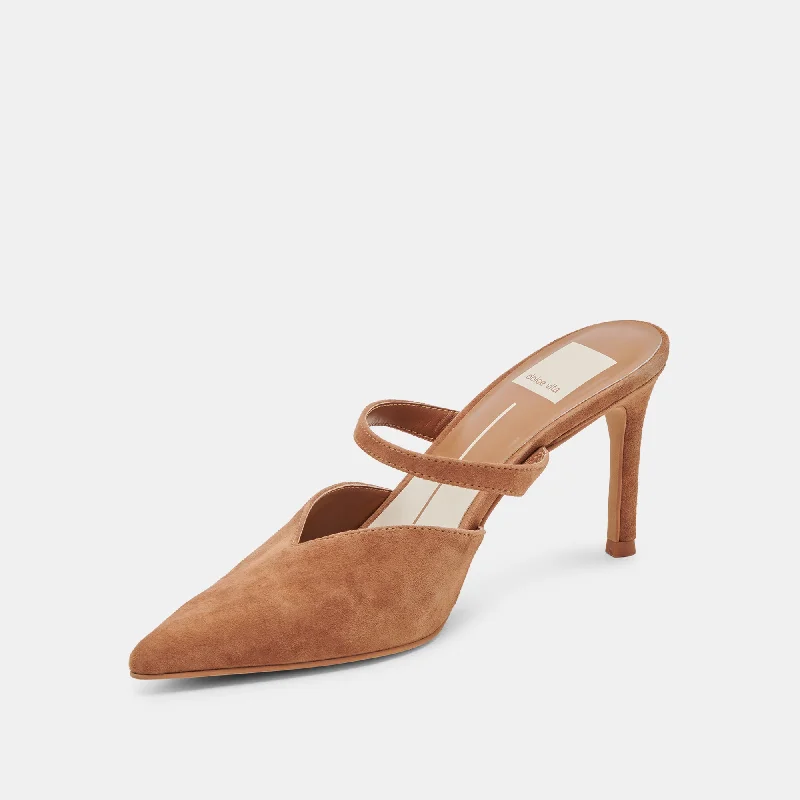 KANIKA HEELS PECAN SUEDE