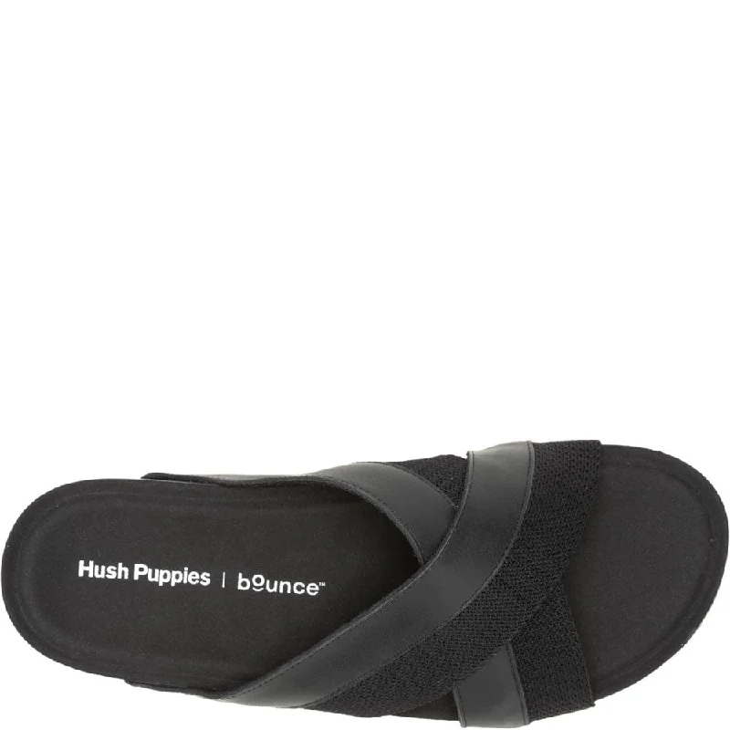 Black Merritt Slide Sandals