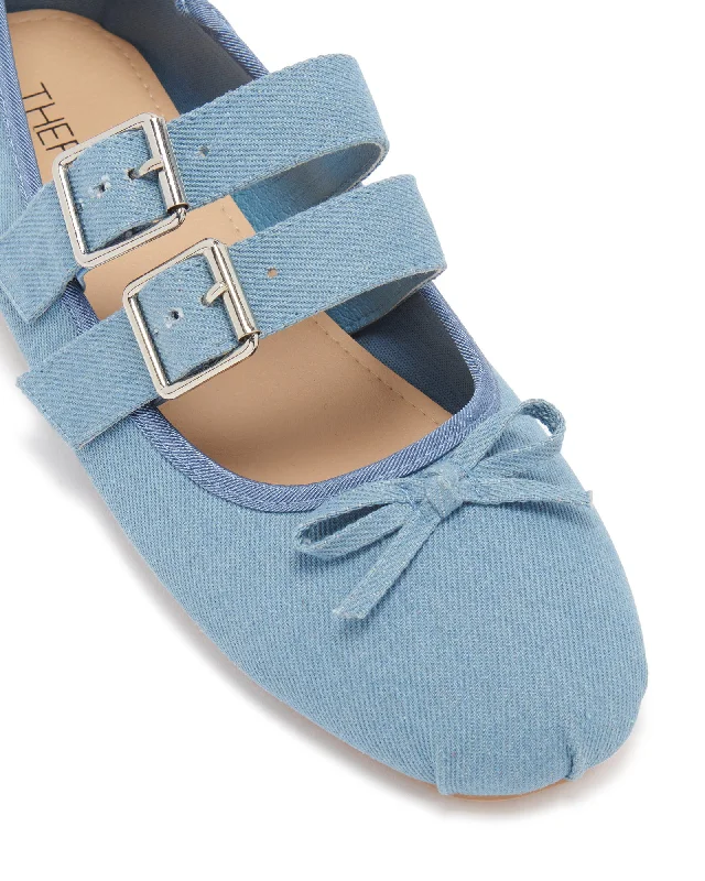 Mythos Ballet Flat Blue Denim