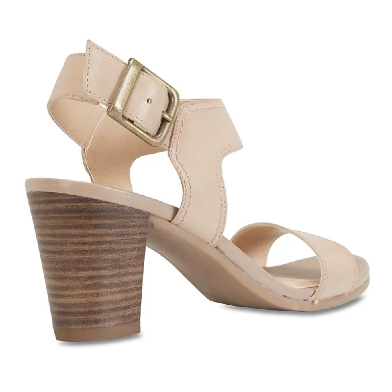 Opal Heel in Neutral Leather