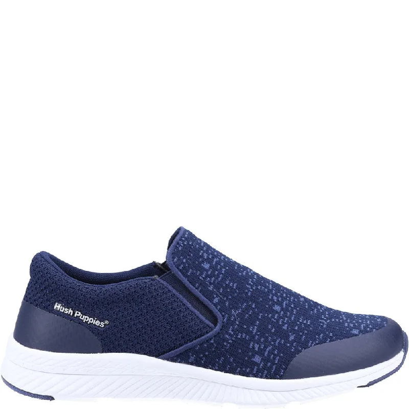 Navy Robbie Slip-On Trainers