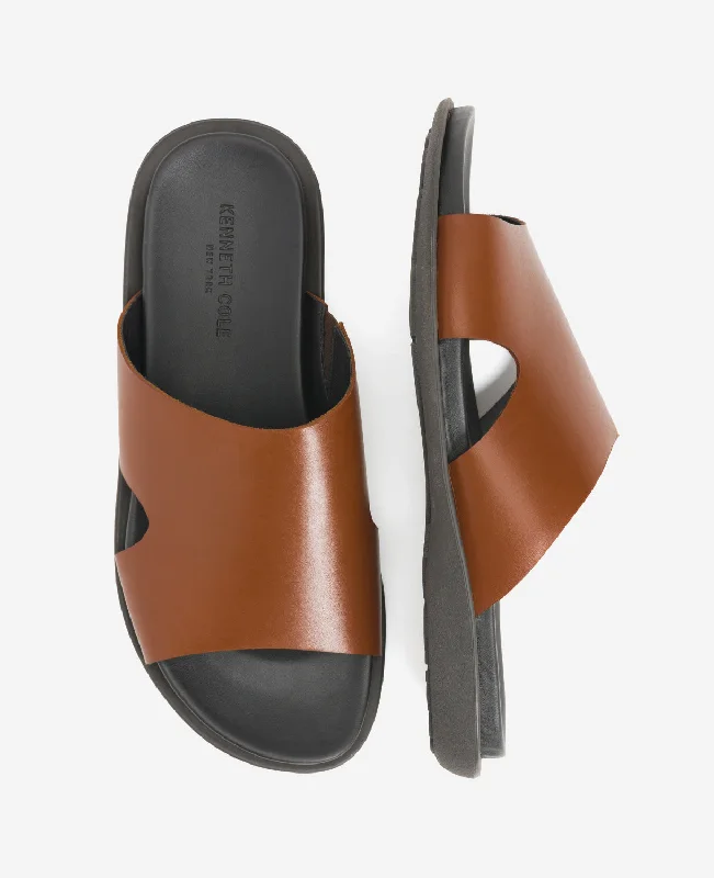 Sand-Y Beach Leather Slide Sandal