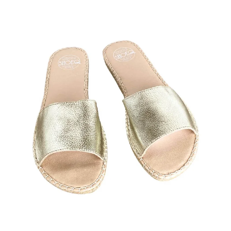 Summer Espadrille in Champagne