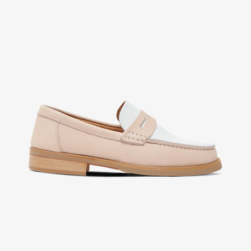 The Essex Penny Loafer - Blush