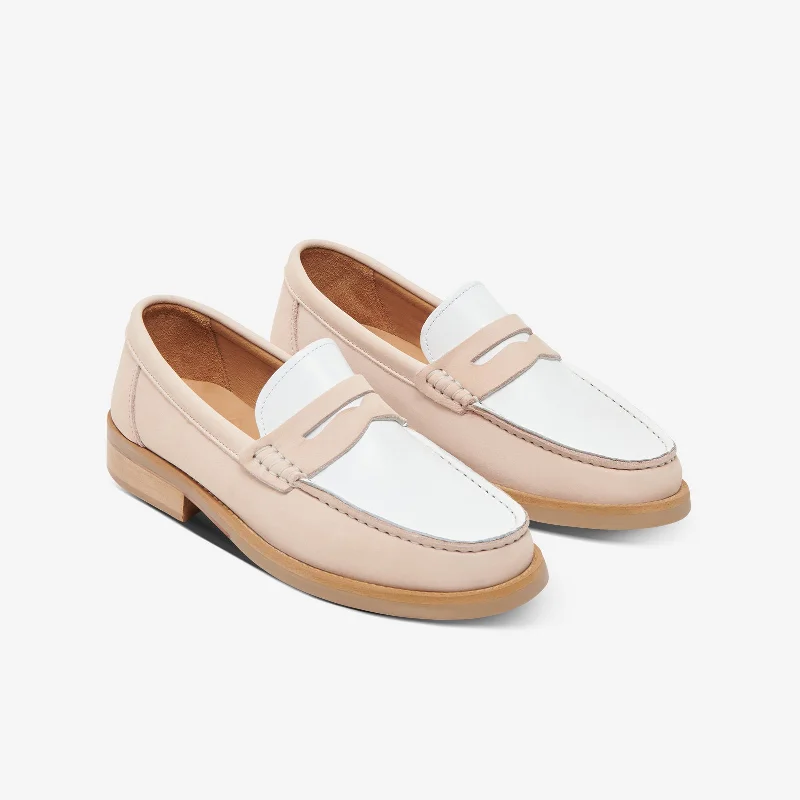 The Essex Penny Loafer - Blush