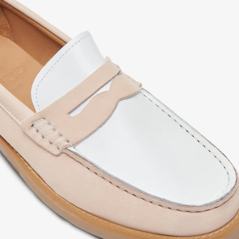 The Essex Penny Loafer - Blush