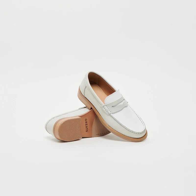 The Essex Penny Loafer - Light Grey