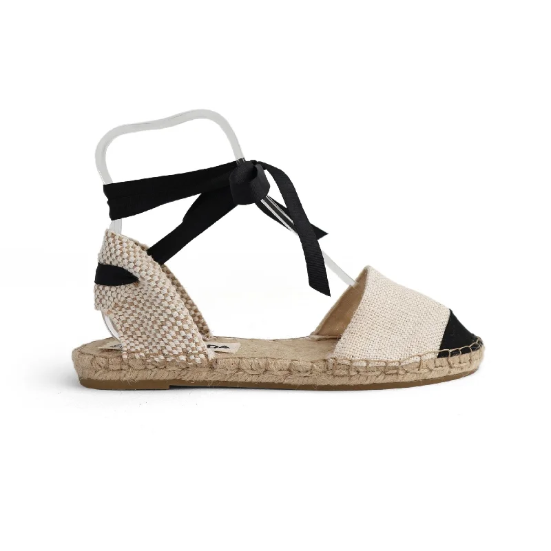 Ma Belle Vegan Espadrilles-Ecru-Classic Sole