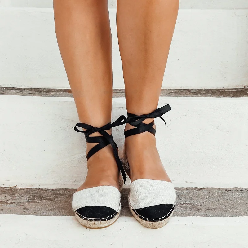 Ma Belle Vegan Espadrilles-Ecru-Classic Sole