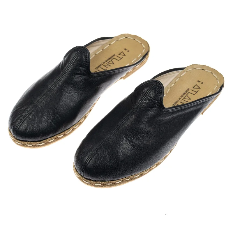 Women's Black Slippers