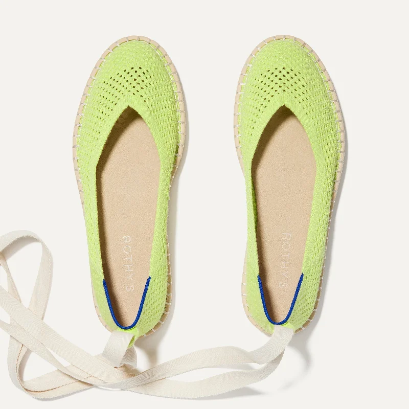 The Espadrille - Limeade